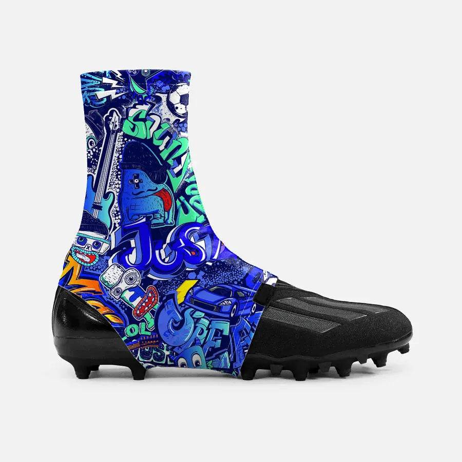 Custom Adult Kid American Football Training Equipment Football Cleat Cover Spats Customizable Spats for Kid Sports