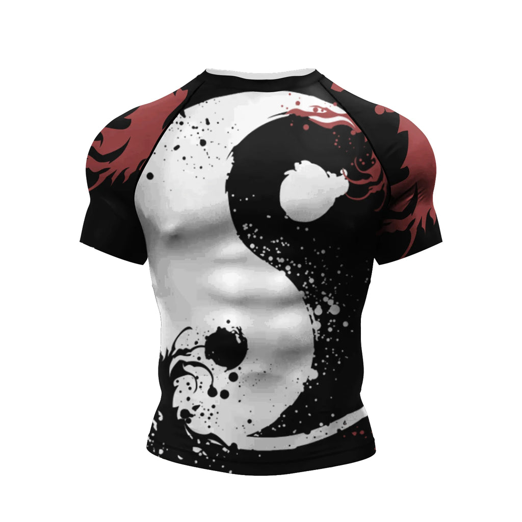Cody Lundin New Sublimation Printing Superhero T Shirt Custom Logo Short Sleeved Tight Gym Wear Rash Guard for Men