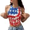 Wholesale 2026 New Summer Sleeveless Base Casual Printed Geometric Anti-Bacterial Knitted Polyester Spandex Camisole