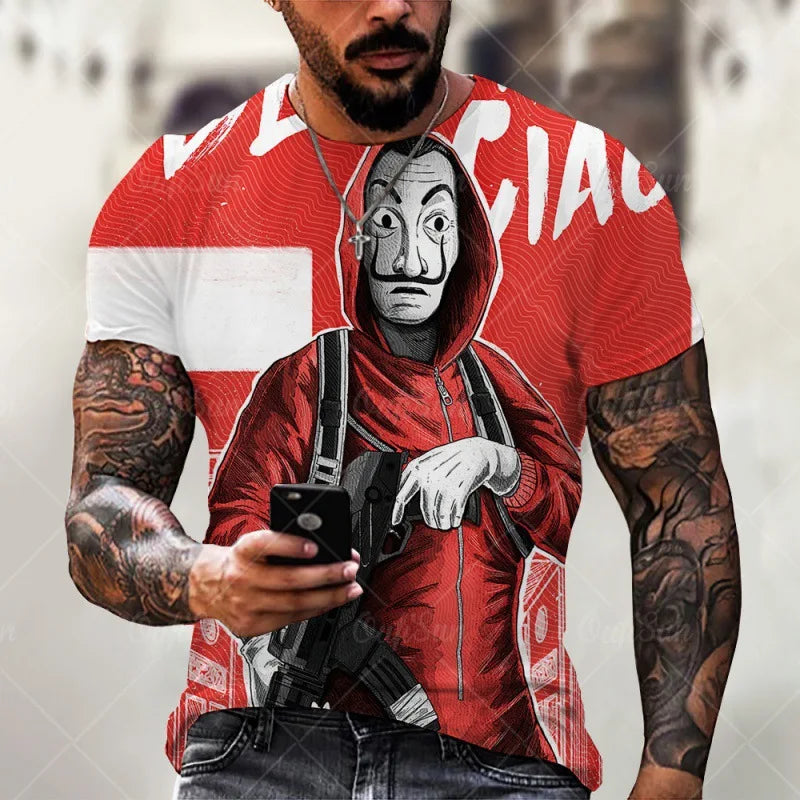 Custom Logo Bob Marley 3D Printed T-Shirt Hip Hop All over Print Graphic Tees Knitted O-Neck Clothing