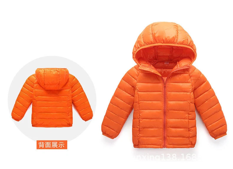 2-12 Years Autumn Winter Kids Down Jackets For Girls Children Clothes Warm Down Coats For Boys Toddler Girls Outerwear Clothes