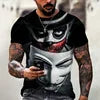 Custom Logo Bob Marley 3D Printed T-Shirt Hip Hop All over Print Graphic Tees Knitted O-Neck Clothing