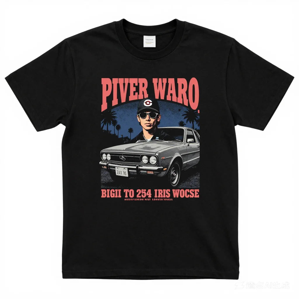 Custom Black 100% Organic Cotton T-Shirt with Graphic Print Solid Pattern Short Length Silk Screen Printing