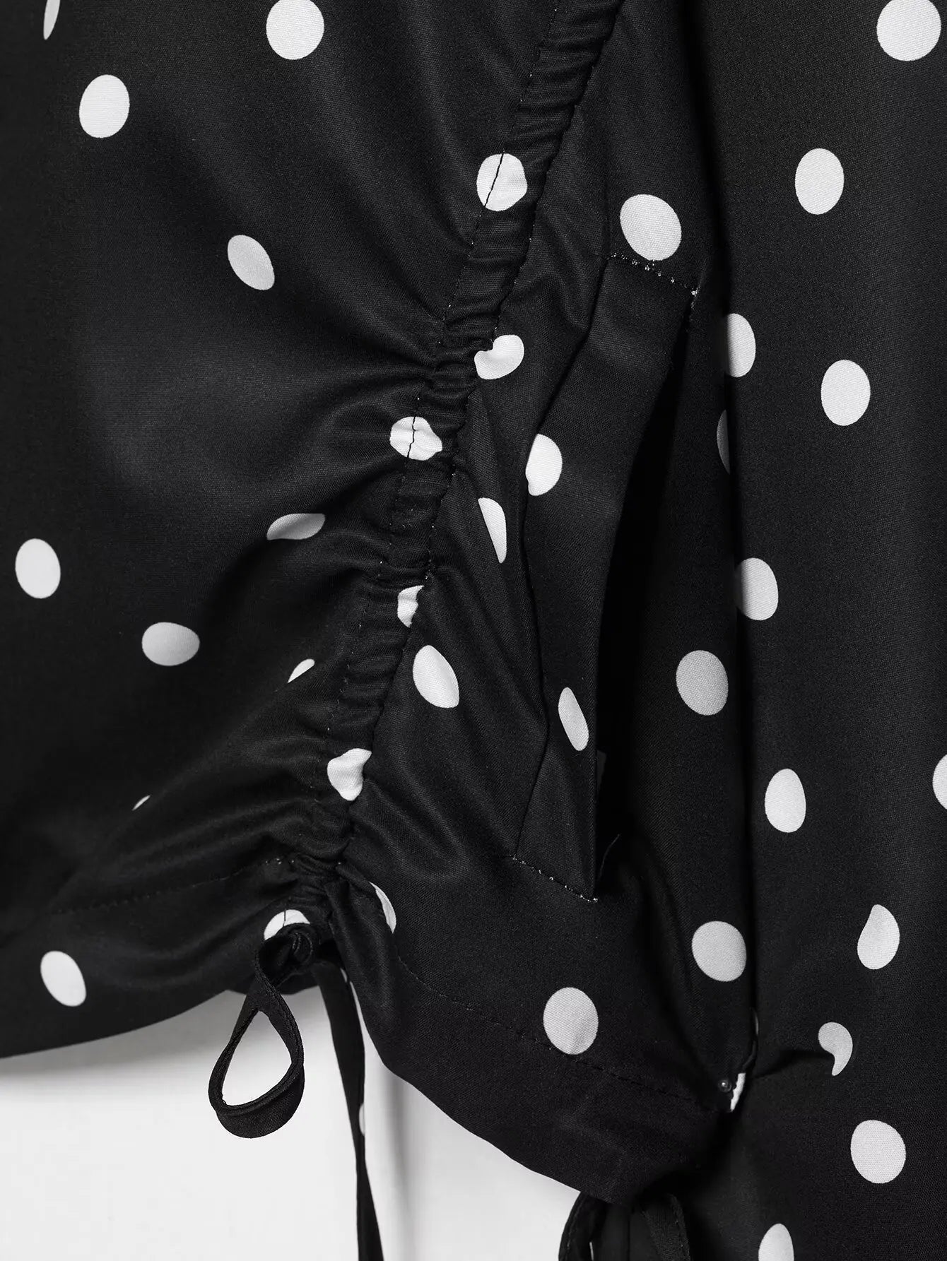 Set Women's 2026 new casual fashion 2-piece polka-dot breasted long-sleeved jacket+retro women's polka-dot mini shorts set