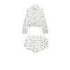 Set Women's 2026 new casual fashion 2-piece polka-dot breasted long-sleeved jacket+retro women's polka-dot mini shorts set