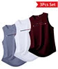 Men's Sporty Crew Neck Sleeveless Sports Vest Basketball Breathable Quick Drying Undershirt