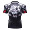 Cody Lundin New Sublimation Printing Superhero T Shirt Custom Logo Short Sleeved Tight Gym Wear Rash Guard for Men