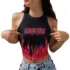 Wholesale 2026 New Summer Sleeveless Base Casual Printed Geometric Anti-Bacterial Knitted Polyester Spandex Camisole