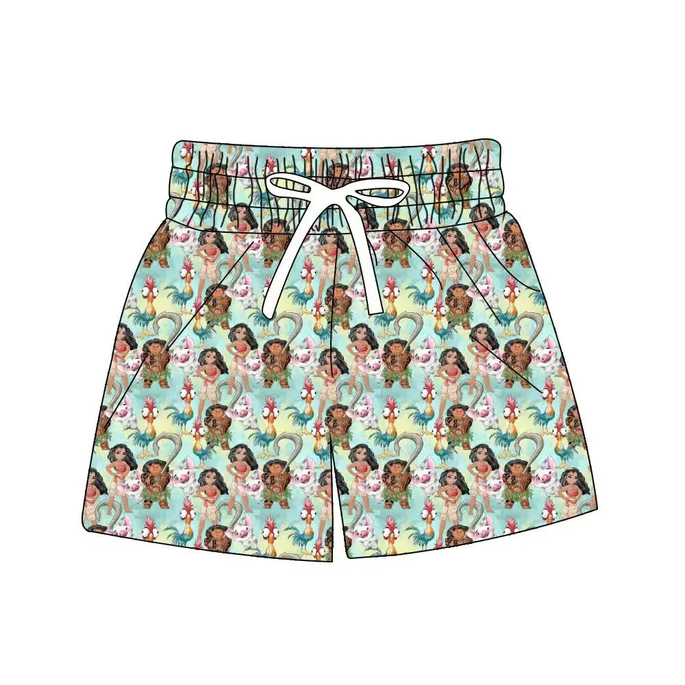 Xinye Hot Selling Kids Custom Printing Bathing Trunks Boys Fashion Printing Swim Shorts Beach Swimwear Short