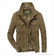 Men's Waterproof Fleece Multi-Pocket Jacket