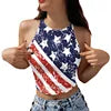 Wholesale 2026 New Summer Sleeveless Base Casual Printed Geometric Anti-Bacterial Knitted Polyester Spandex Camisole