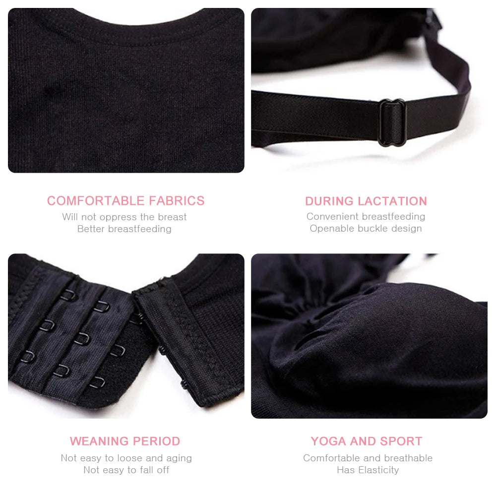 Maternity Bra For Breast Pump Special Nursing Bra Hands Pregnancy Clothes Breastfeeding Pumping Bra Can Wear All Day