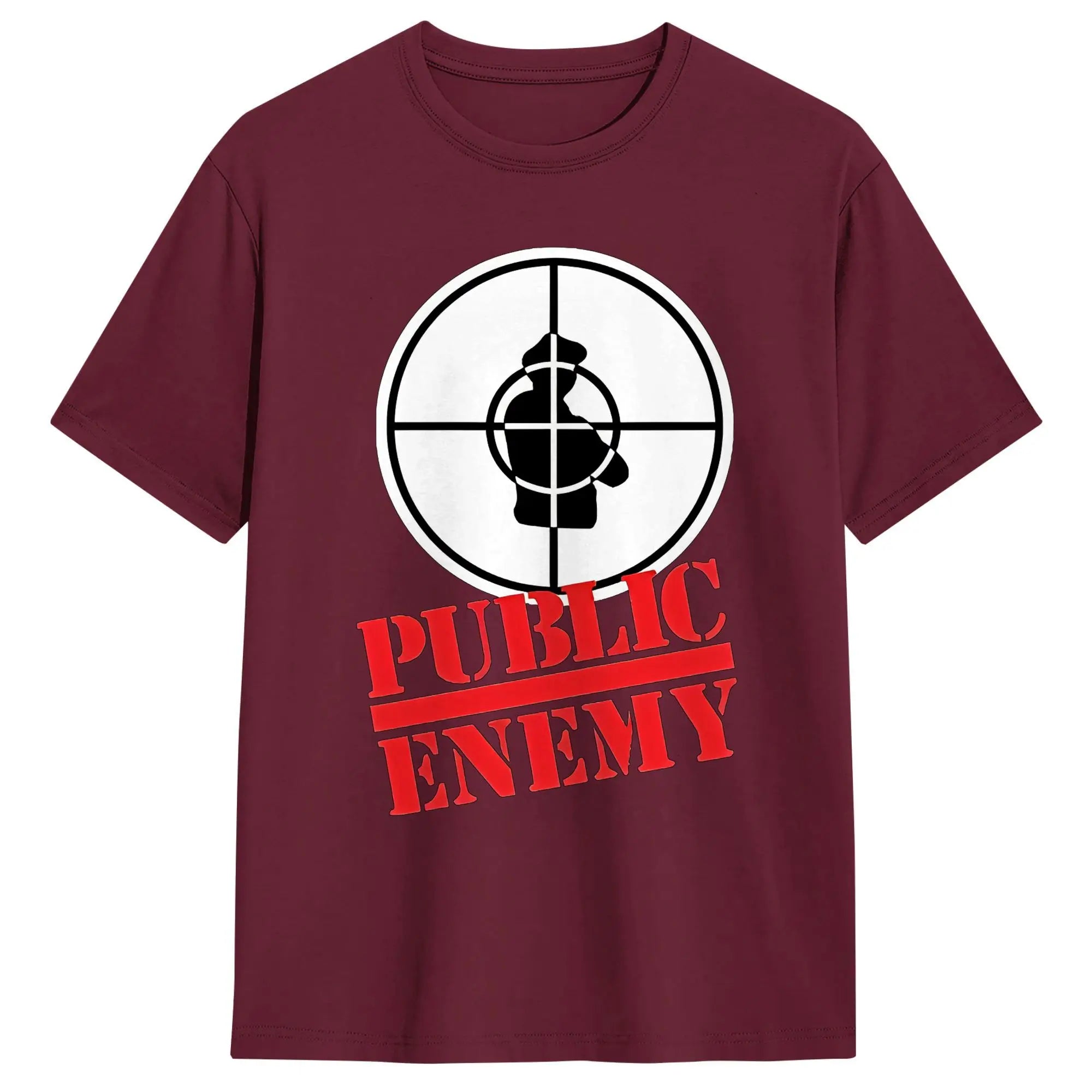 US Rap Team Public Enemy  T Shirt Men  Y2K Funny T Shirts Summer O-Neck Harajuku Tee Shirt Hot Sale Oversized Clothing