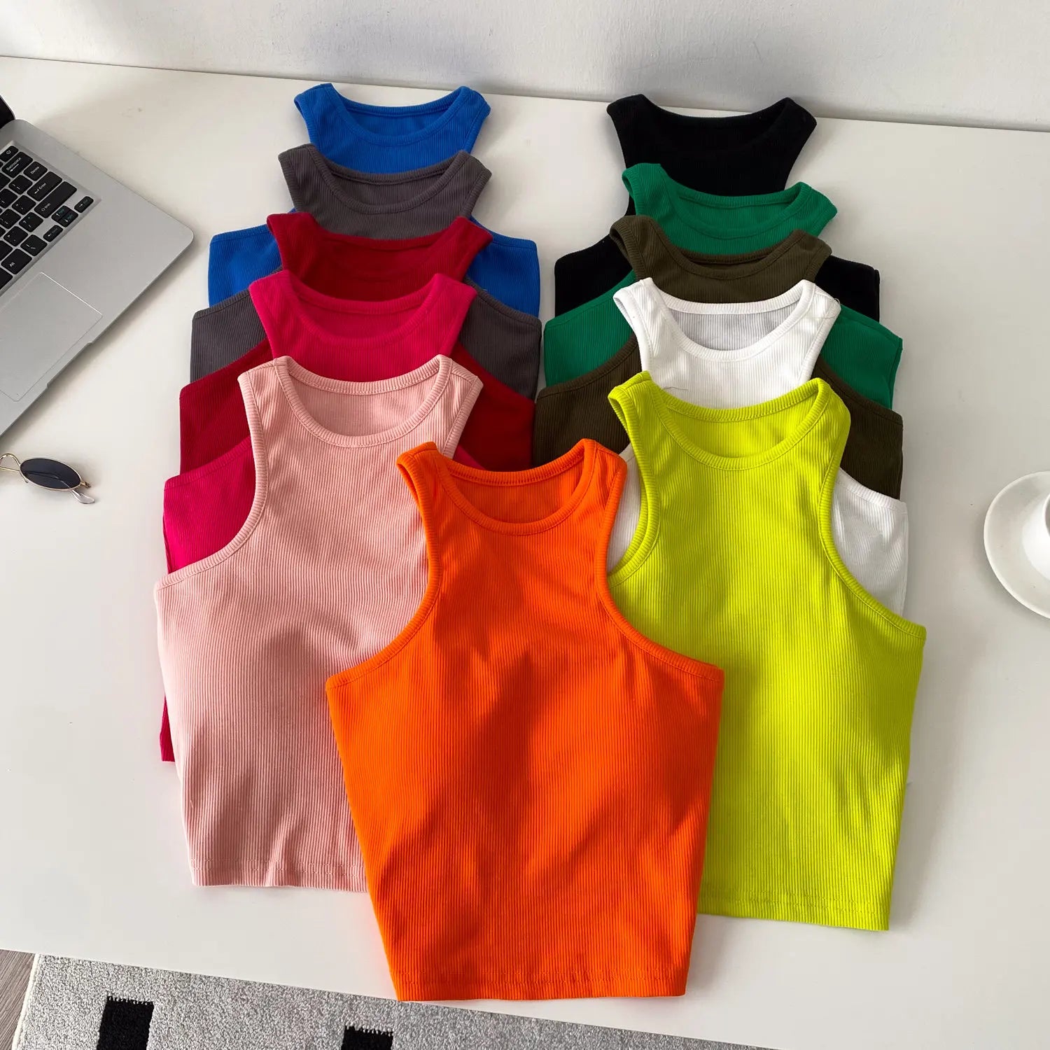 Women's Candy Color Bodycon Camisole