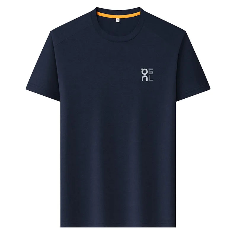 Men's Ice Silk Quick Dry Printed T-Shirt