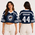 Briar University Hawks Crop Hockey Jersey