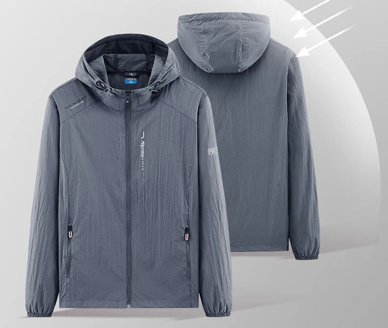 Men's Ultralight Hooded Sun Protection Jacket