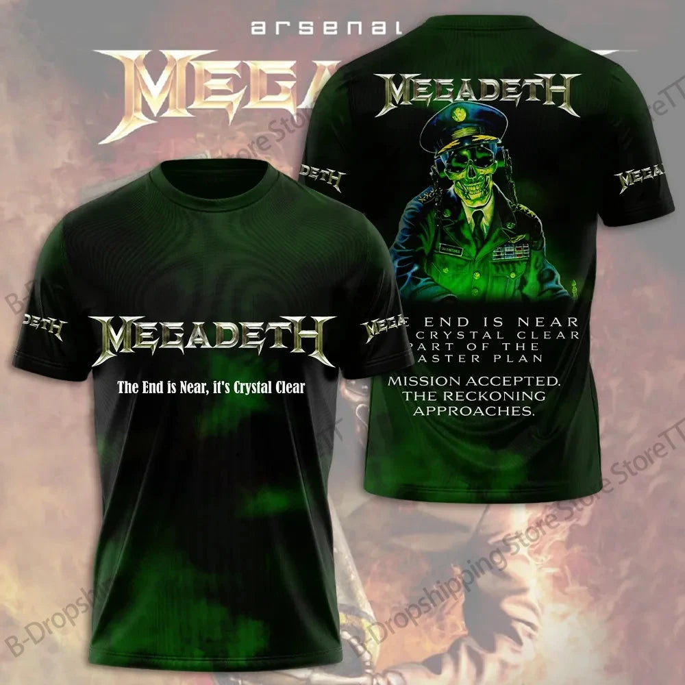 Rock Band 3D Print Graphic T-Shirt