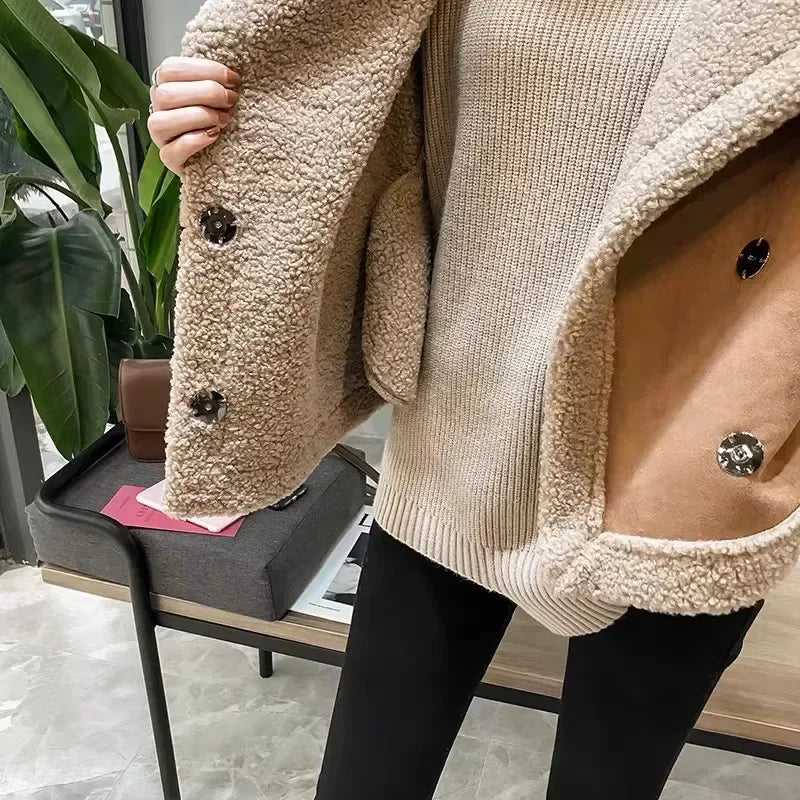Women's Faux Fur Sleeveless Vest Jacket