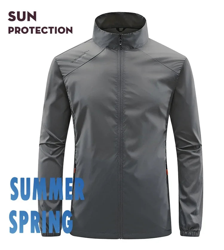 Men's Ultralight Zip-Up Skin Windbreaker