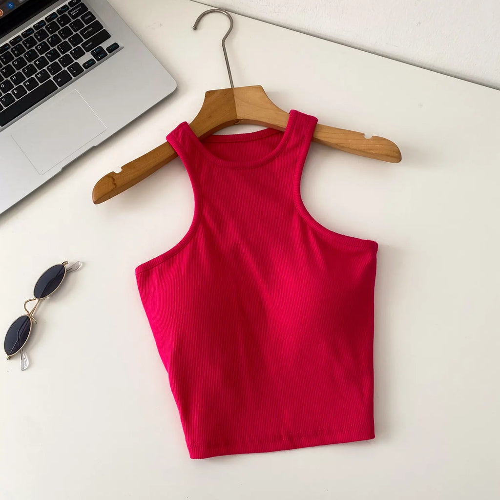 Women's Candy Color Bodycon Camisole