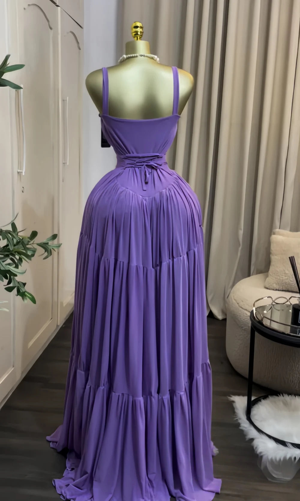 Women's Halter Strapless Long Maxi Dress