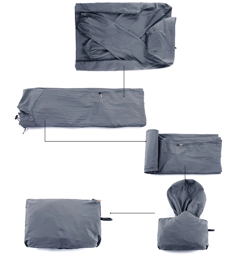 Men's Ultralight Hooded Sun Protection Jacket