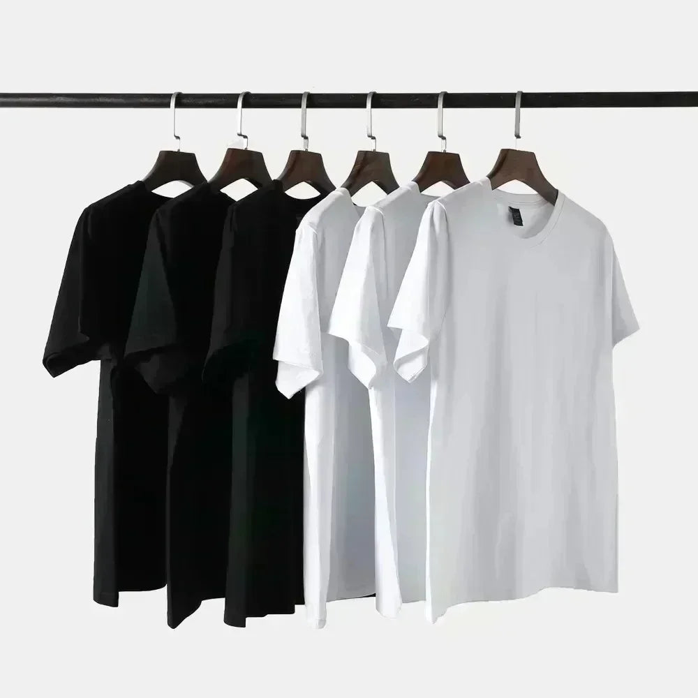 Men's Embroidered Cotton Round Neck T-Shirt
