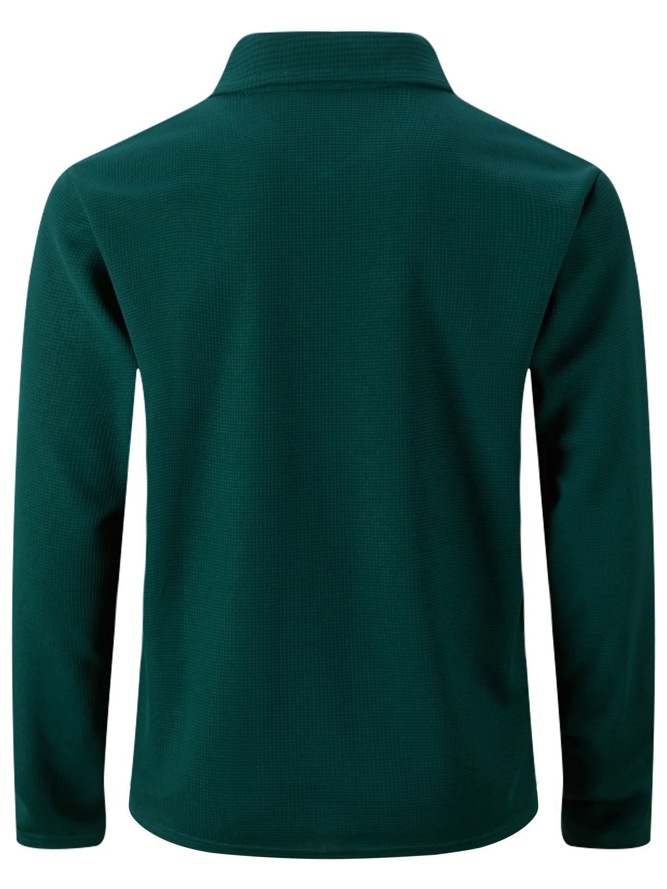 Men's Waffle Knit Slim Fit Cardigan Jacket