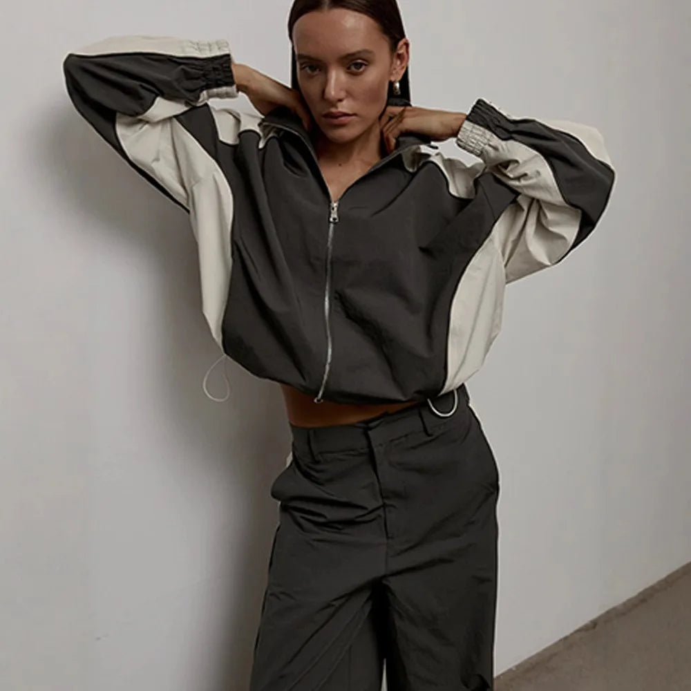 Two Piece Sets Pant Set Women Tracksuit Jogger Y2k Sweatshirts Autumn Winter Sports Elastic Waist Streetwear Pants Matching Sets