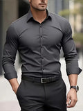 Men's Breathable Long Sleeve Formal Shirt