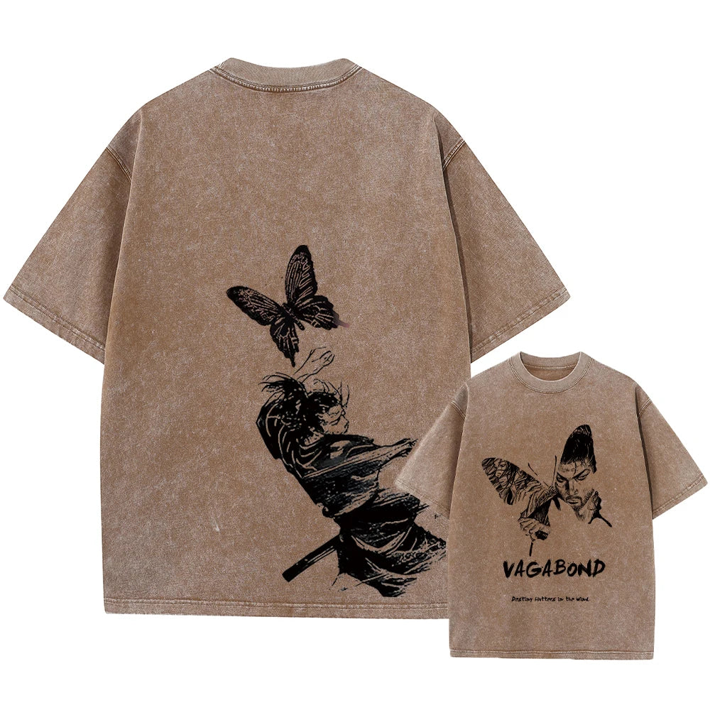 Vagabond Miyamoto Musashi Washed Graphic T-Shirt