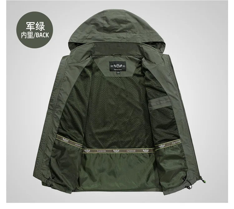 Men's Windproof Waterproof Motorcycle Jacket