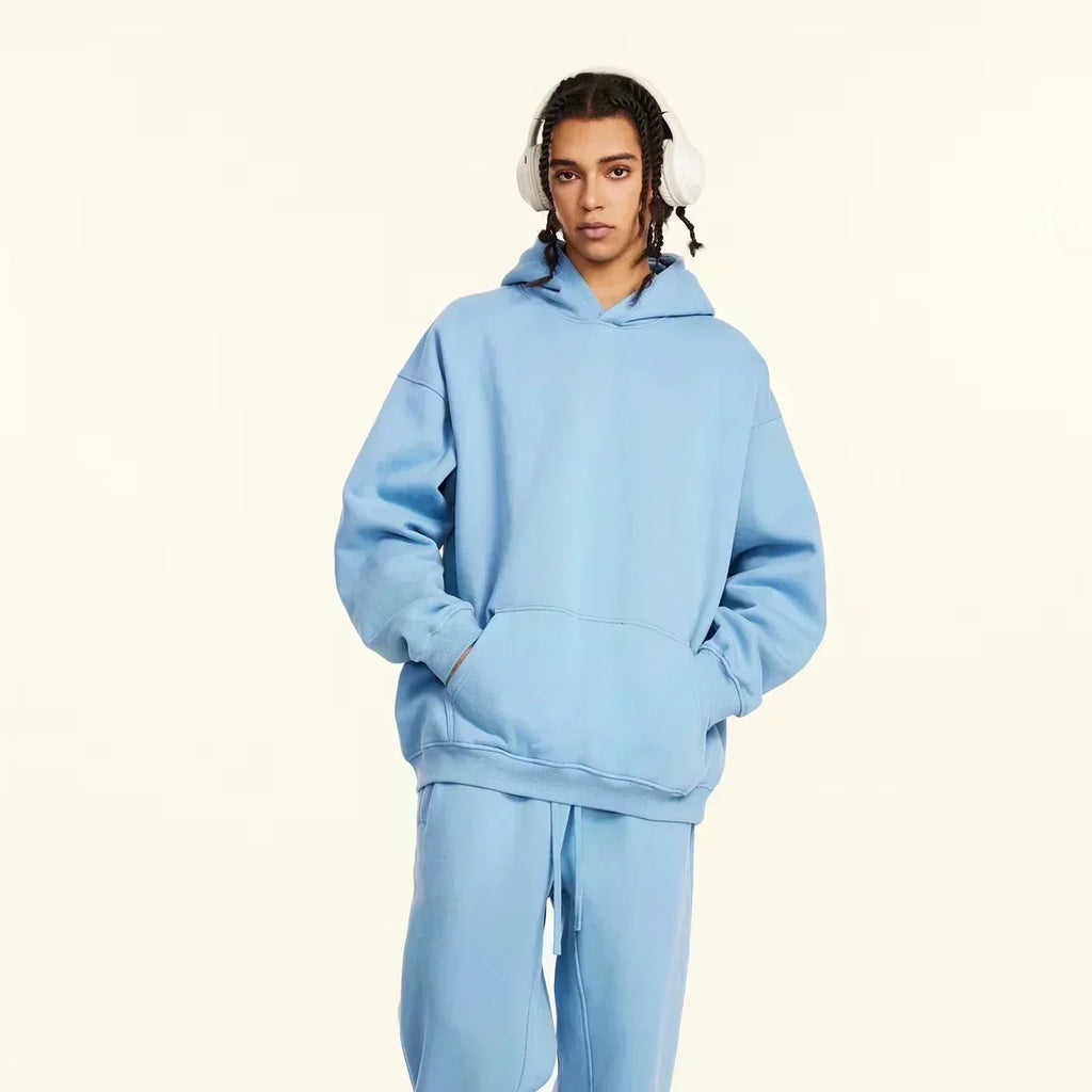 Snap-On Logo Pullover Hoodie