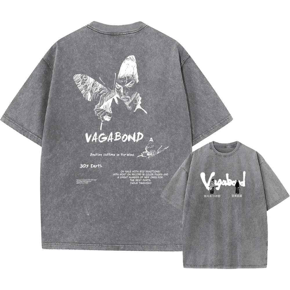 Vagabond Miyamoto Musashi Washed Graphic T-Shirt