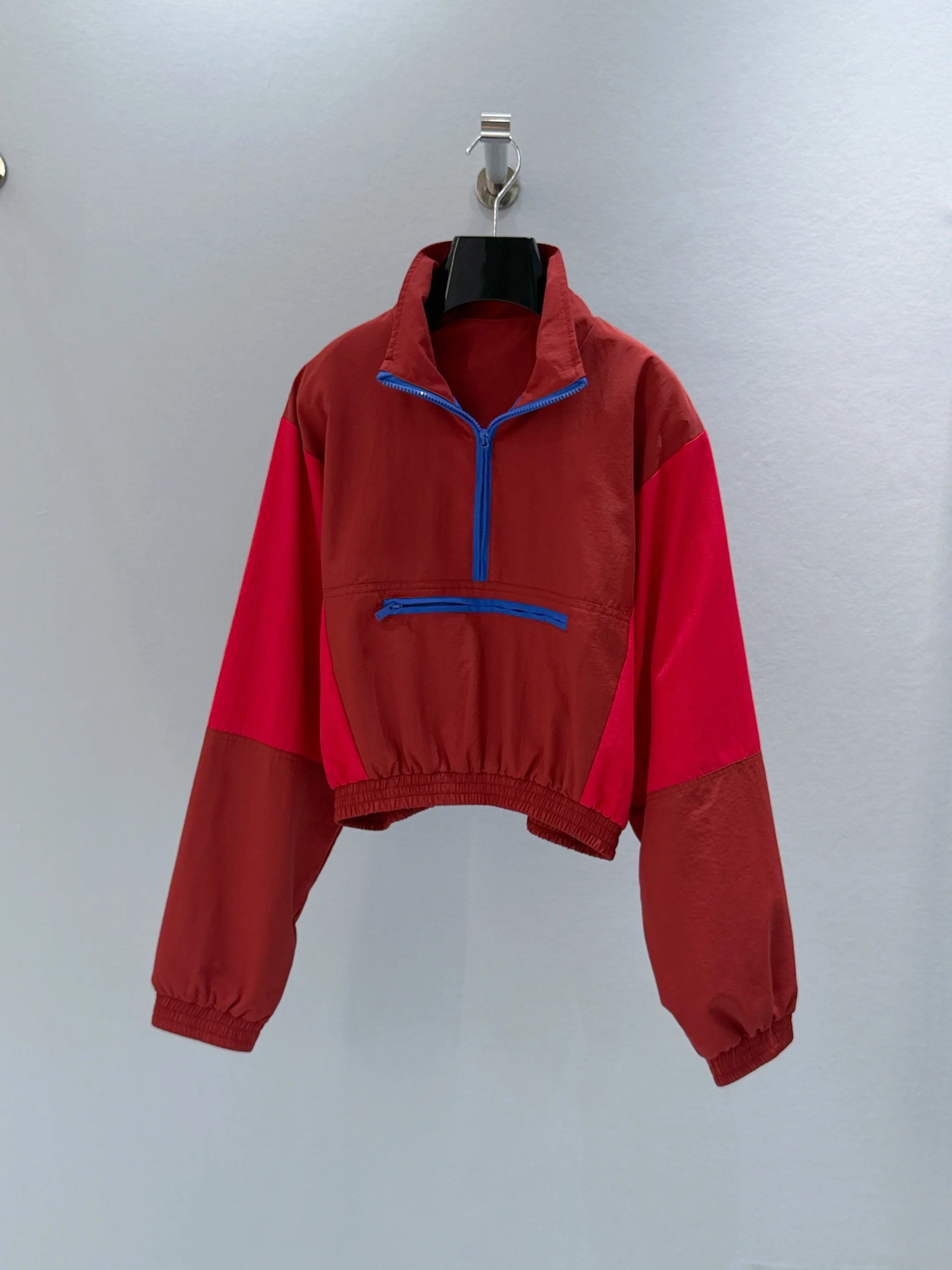 Women's Zip-Up Lantern Sleeve Windbreaker