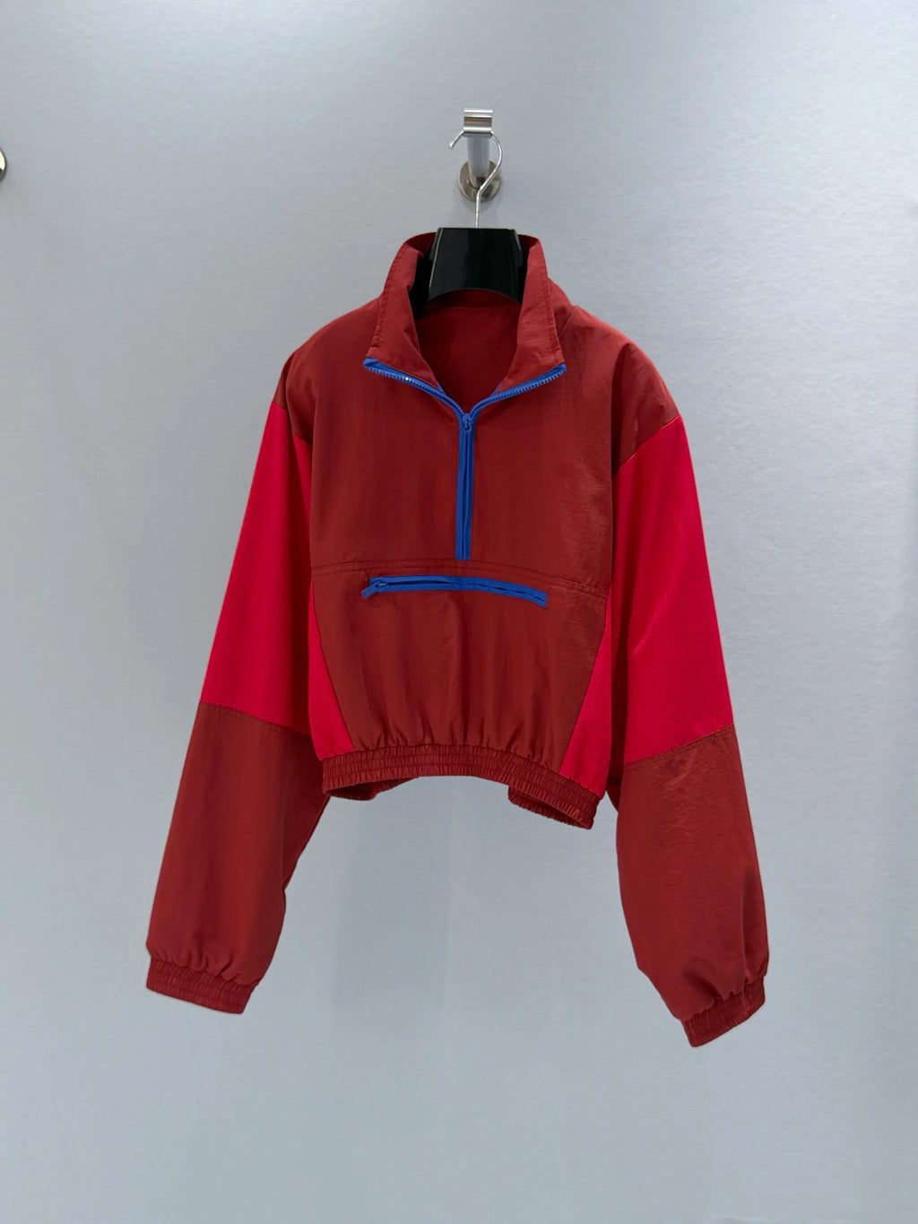 Women's Zip-Up Lantern Sleeve Windbreaker