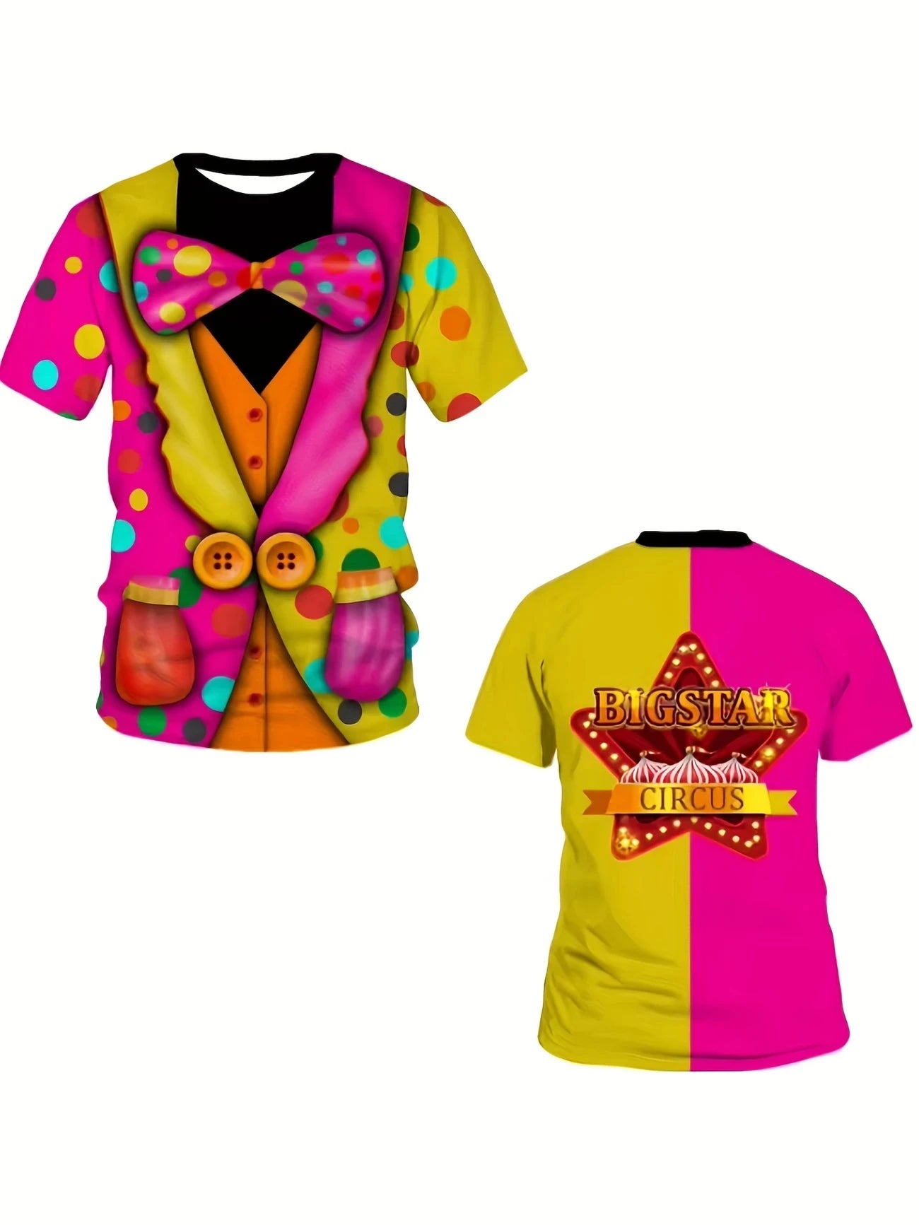 Men's Abstract Art Print T-Shirt