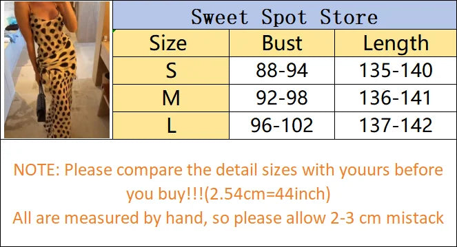 Women's Dot Print Long Sleeve Split Midi Dress