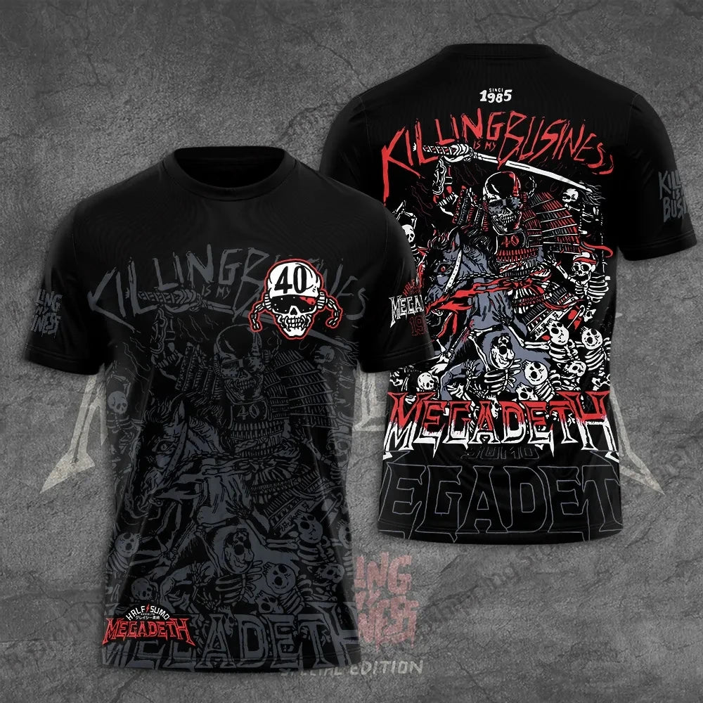 Rock Band 3D Print Graphic T-Shirt