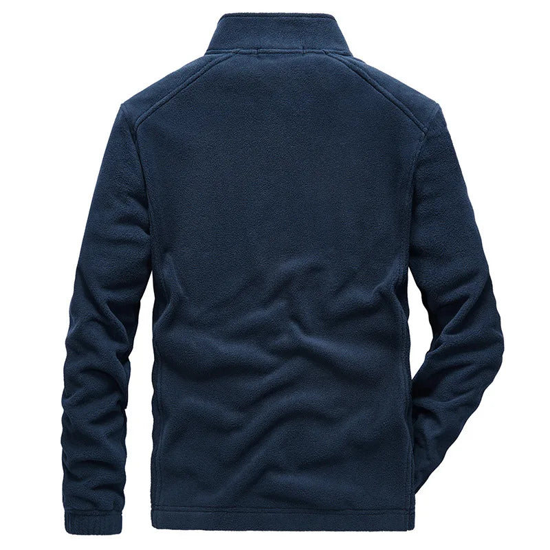 Men's Waterproof Fleece Multi-Pocket Jacket