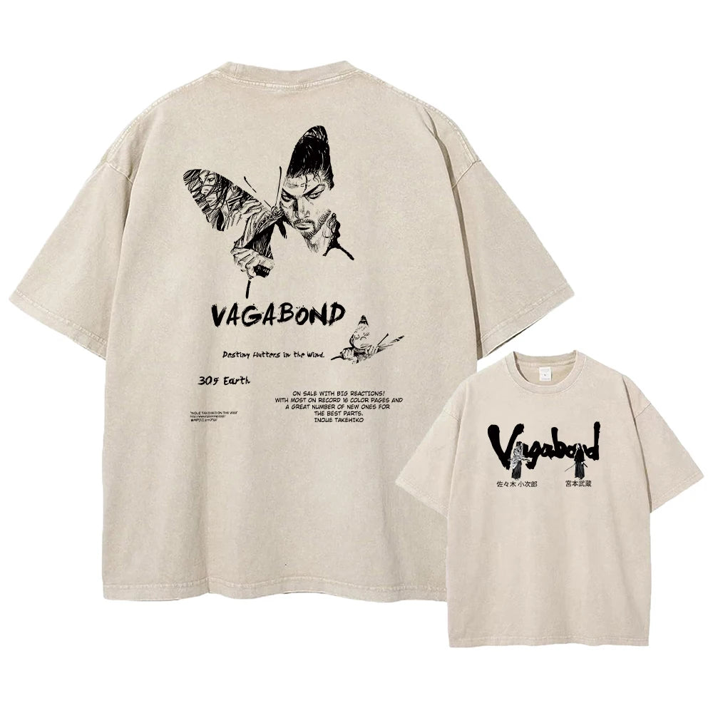 Vagabond Miyamoto Musashi Washed Graphic T-Shirt