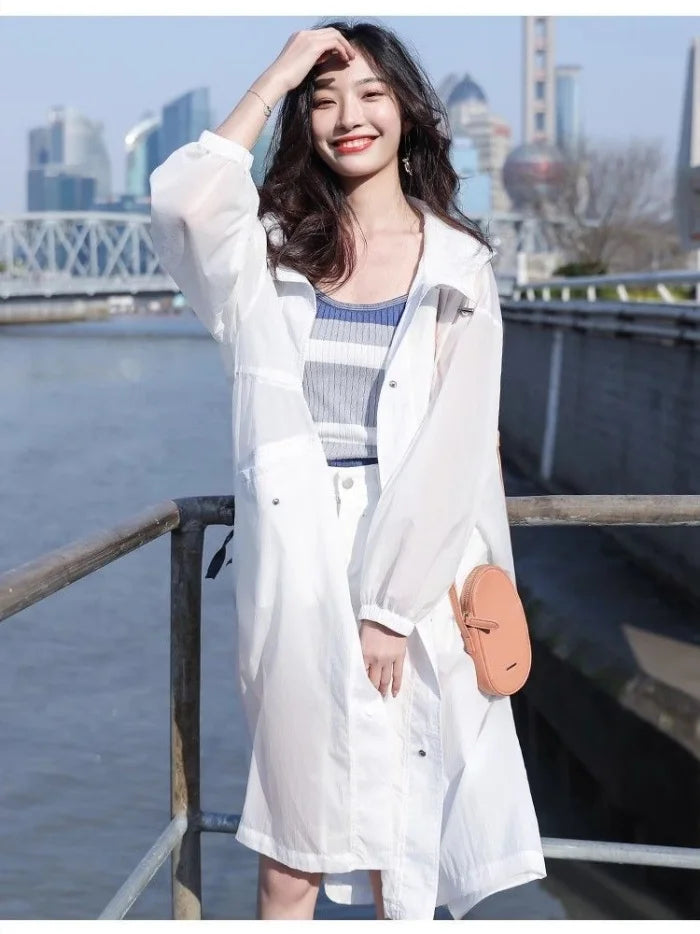 Women's Lightweight Korean Style Sun Coat