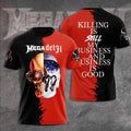 Rock Band 3D Print Graphic T-Shirt
