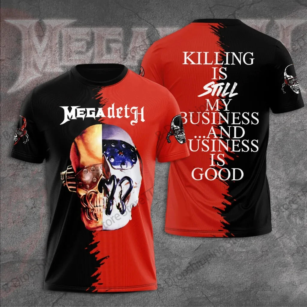 Rock Band 3D Print Graphic T-Shirt