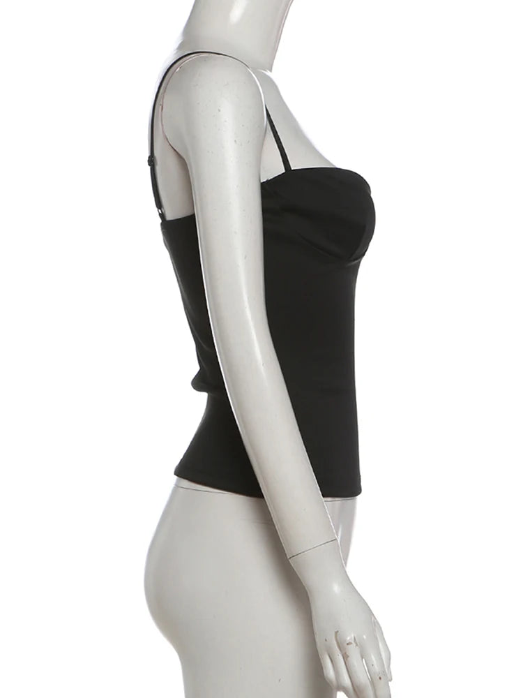 Women's Y2K Patchwork Sleeveless Camisole