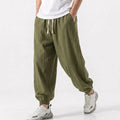 Men's Cotton Linen Drawstring Harem Pants