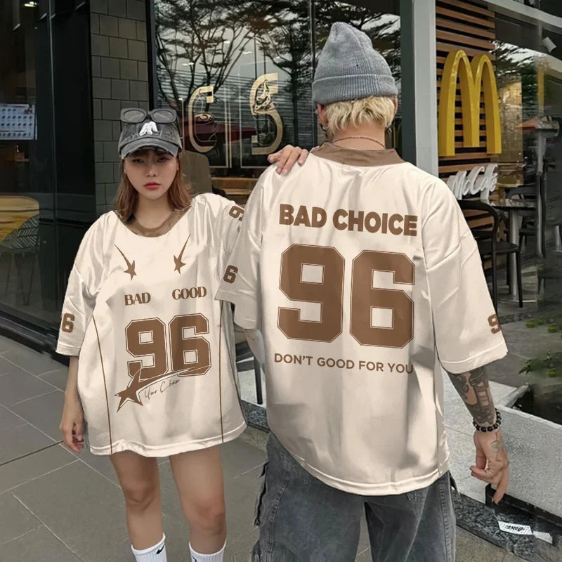 Men's Loose Hip Hop Round Neck T-Shirt