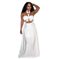 Women's Halter Top and Long Skirt 2-Piece Set