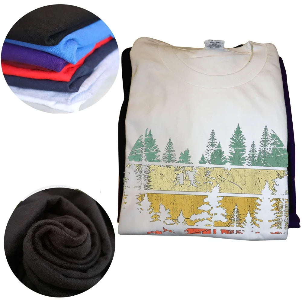 Retro Nature Forest Graphic T-Shirt